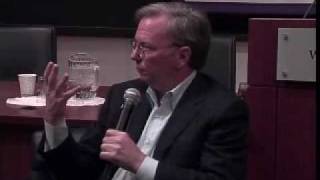 Eric Schmidt, Google CEO, at Princeton