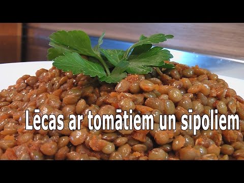 Video: Lēcas Ar Kaltētiem Tomātiem