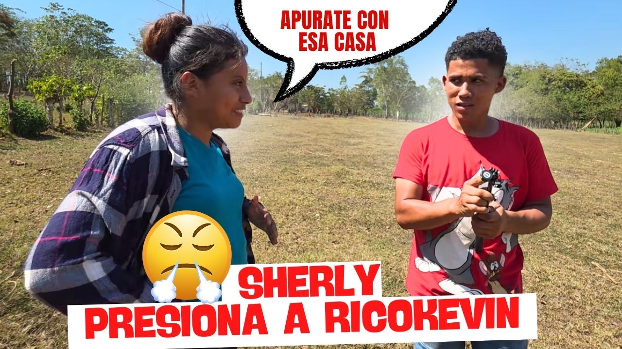 ¡SHERLY no esperó más! Fue a ver el TERRENO DE RICOKEVIN, quiere la CASA LISTA PARA ELLA Y SU BEBÉ😱😱