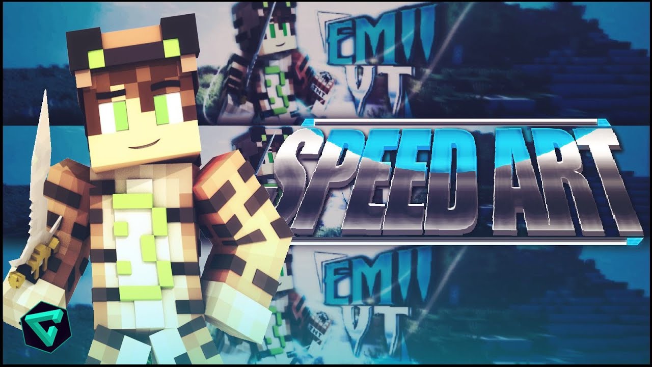 Minecraft Banner Speed Art | eMiYT ツ | Raise Designs™ - YouTube