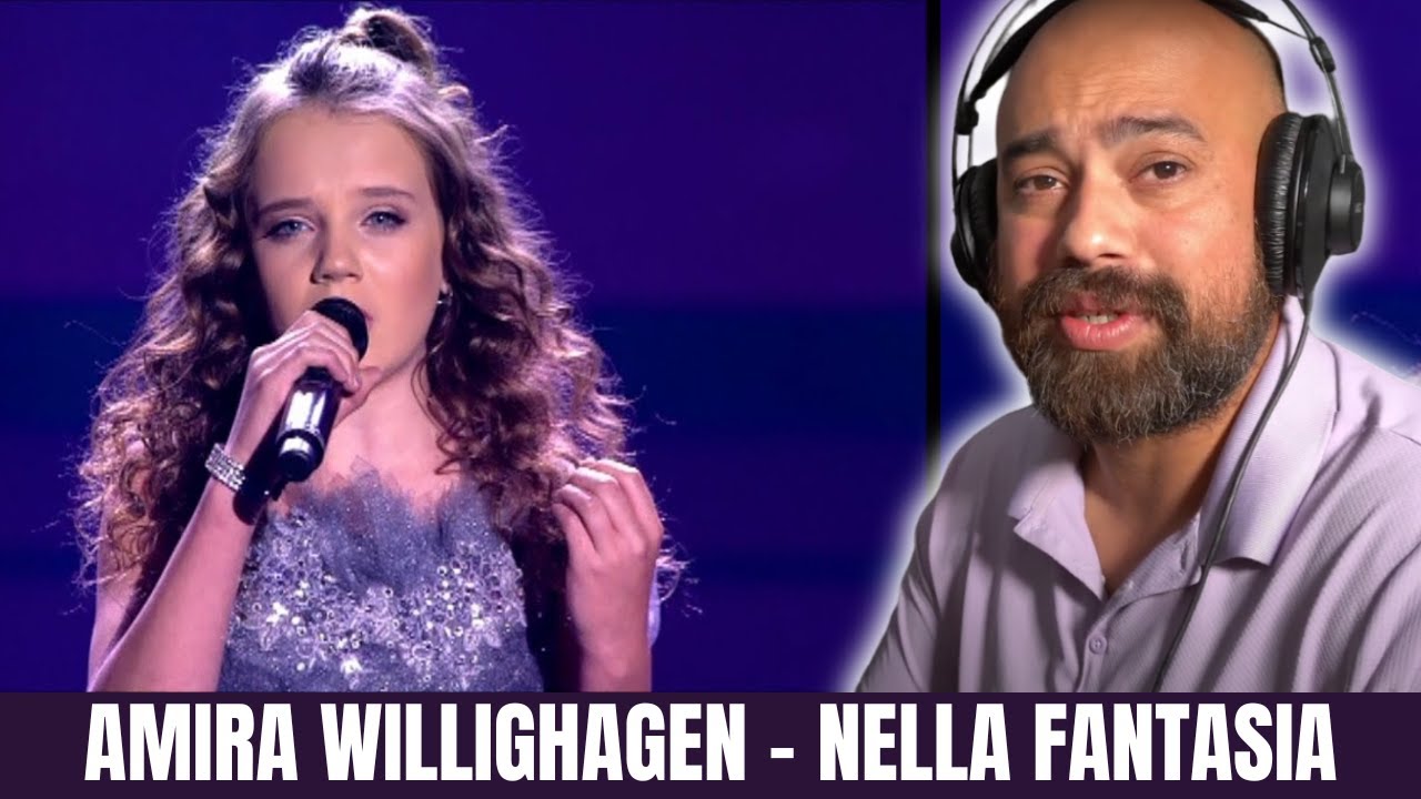 Amira Willighagen Reaction: Classical Guitarist REACTS to Amira Willighagen Nella Fantasia (LIVE)