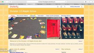 Shutterfly Class Share website - platform setup