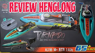 REVIEW HENGLONG TORNADO RC BOAT RACING HL3789