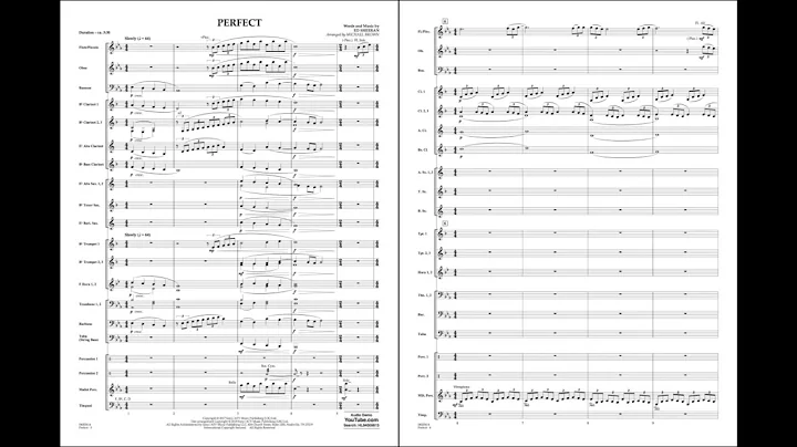 Perfect by Ed Sheeran/arranged by Michael Brown