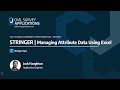 Webinar | Stringer  - Managing Attribute Data