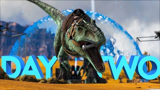 Huge Progress Day 2 & RAID Base - Ark PvP