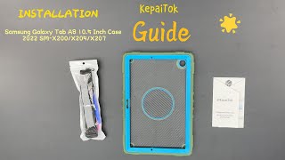 Samsung Galaxy Tab A8 Kid Case Design by KepaiTok,360 Rotating Case Suit for Study.#samsunggalaxy