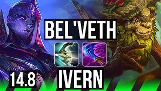 BEL'VETH vs IVERN (JGL) | Legendary, 1900+ games, 17/3/4 | EUW Master | 14.8
