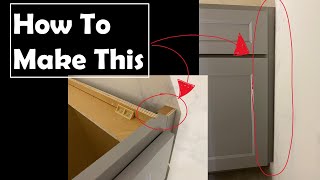 How to Make a Cabinet Filler Piece | Bathroom Vanity DIY Filler Piece