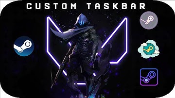 The ULTIMATE guide to getting a custom taskbar! (Taskbarx, Custom Icons, Wallpaper engine, & More!)