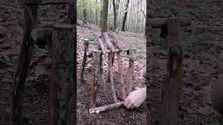 A Survival Trap #Bushcraft #Trap #Survival