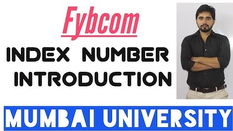 # 1   Index Number [ Introduction ] Fybcom maths