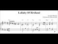 Jazz standard lullaby of birdland sheet music