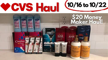 CVS Free and Cheap Couponing Deals This Week | 10/16 to 10/22 | $20+ Moneymaker Haul!