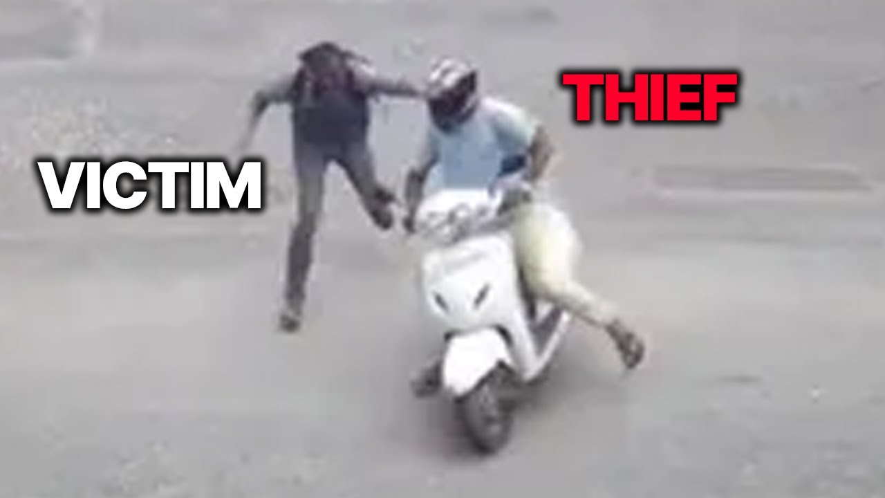 Motorcycle Thieves Who Failed Miserably