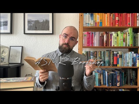 ASMR | Bookshop Roleplay📖 unhöflicher Verkäufer gibt dir tinlges (GER)