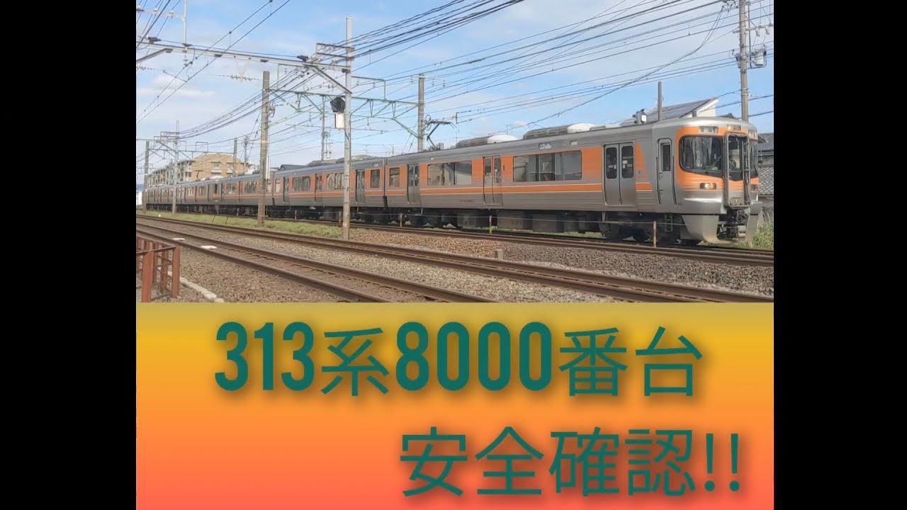 313系8000番台安全確認!! - YouTube