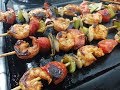 BROCHETAS O PINCHOS DE CAMARONES A LA PLANCHA!!// FÁCILES Y DELICIOSOS