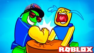 Меня ВСЕ ПОБЕЖДАЛИ... Но Я НАКАЧАЛСЯ! Армрестлинг в РОБЛОКС Режим Arm Wrestle Simulator от CoolGAMES