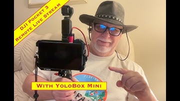 Yolobox Mini - Remote Live Stream using a DJI Pocket 3 / Unboxing Tutorial 👍 4K