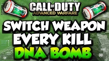 COD AW: SWITCH WEAPON EVERY KILL DNA BOMB! (Advanced Warfare Domination Gameplay) - PS4