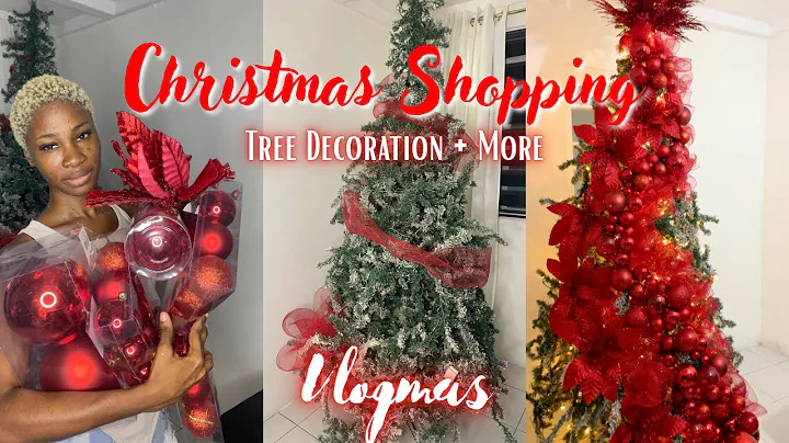 Vlogmas Week 1: Shopping for ornaments + Christmas Tree Decoration