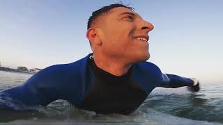 Surfing seaview pier