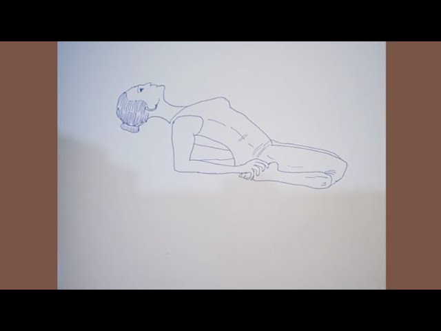 How to draw a boy doing yoga ll yoga poses drawing with names ll yoga  asanas drawing step by step ll - YouTube