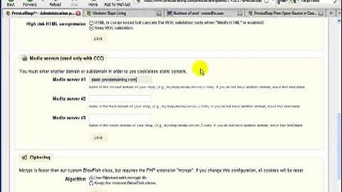 Ecommerce Prestashop Tutorials 5 - Settare le Performance parte 1