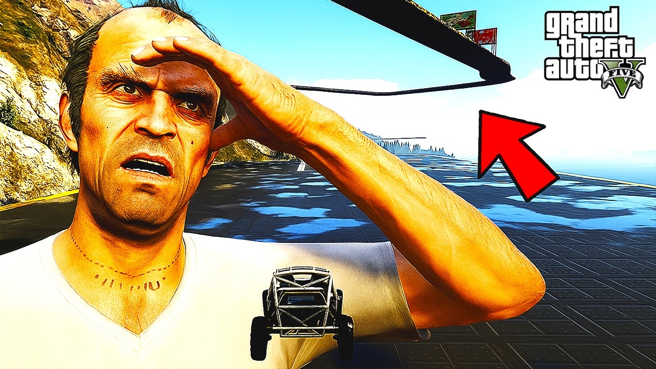 Course casse-cou Magnifique sur GTA 5 !