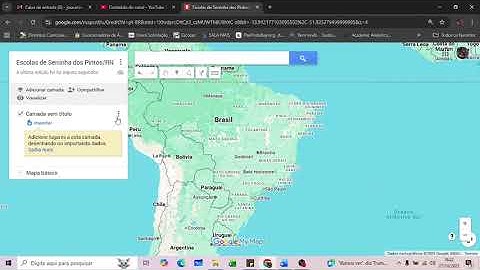 USANDO UMA PLANILHA DO EXCEL PARA CRIAR UM MAPA NO GOOGLE MY MAPS