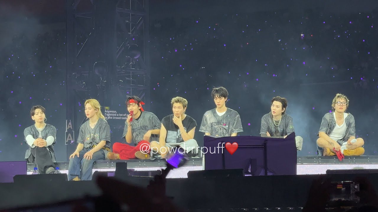 BTS SYS ファイナル　THE FINAL 260428 - Final Ment - BTS - TAMPA D3 - 4K 직캠 FANCAM - YouTube