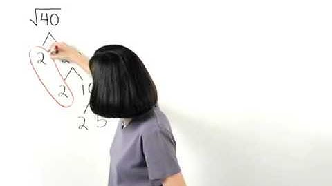 Simplifying Square Roots | MathHelp.com