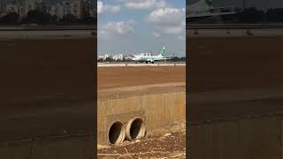 Transavia Boeing 737 landing in tel aviv airport from Paris #aviation #airplane #tlv