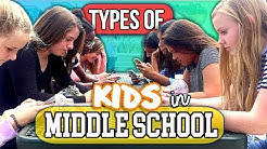 Types of Kids in Middle School