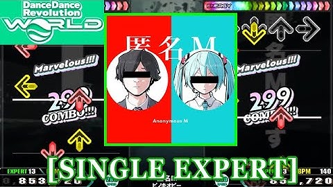 【DDR WORLD】 匿名M / ピノキオピー [SINGLE EXPERT] 譜面確認+Clap