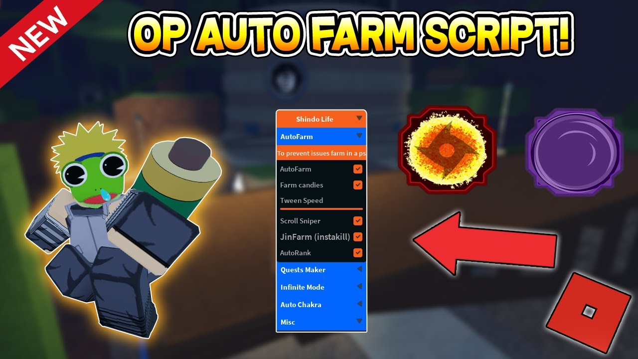 New Op Auto Farm Script For Shinobi Life 2 Instant Missions Roblox Youtube - roblox shinobi life level script