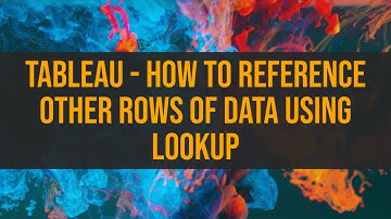 Tableau - How to Reference other rows of data using LOOKUP
