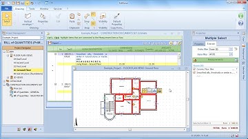 Edificius Tutorial - Bill of Quantities: selecting entities - ACCA software