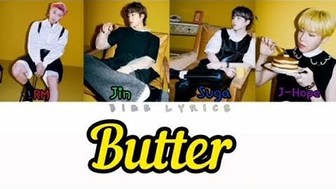 BTS Butter Lyrics (방탄소년단 Butter 가사) [Color Coded Lyrics/Eng]