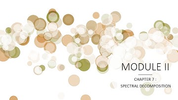 MTH4C15-ADVANCED FUNCTIONAL ANALYSIS | MODULE II | CHAPTER 7 | SPECTRAL DECOMPOSITION | LECTURE 4