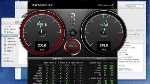 Speed Test Your Macs Hard Drive or SSD