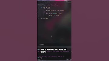 Function example with if and For loops #python #code #coding #programming #tutorial