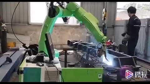 SZGH  robot arm work with  Laser Seam tracking welding application for large-scale steel structure