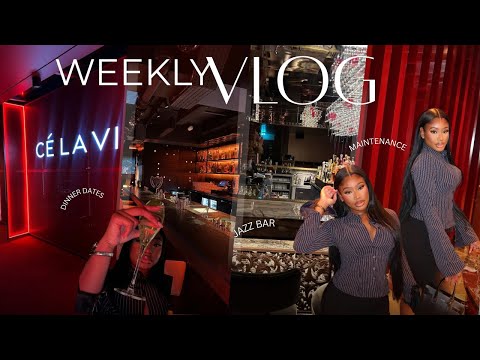 WEEKLY VLOG| solo date, girl dinners, Karaoke night out, family catchups, maintenance and more!! 🖤