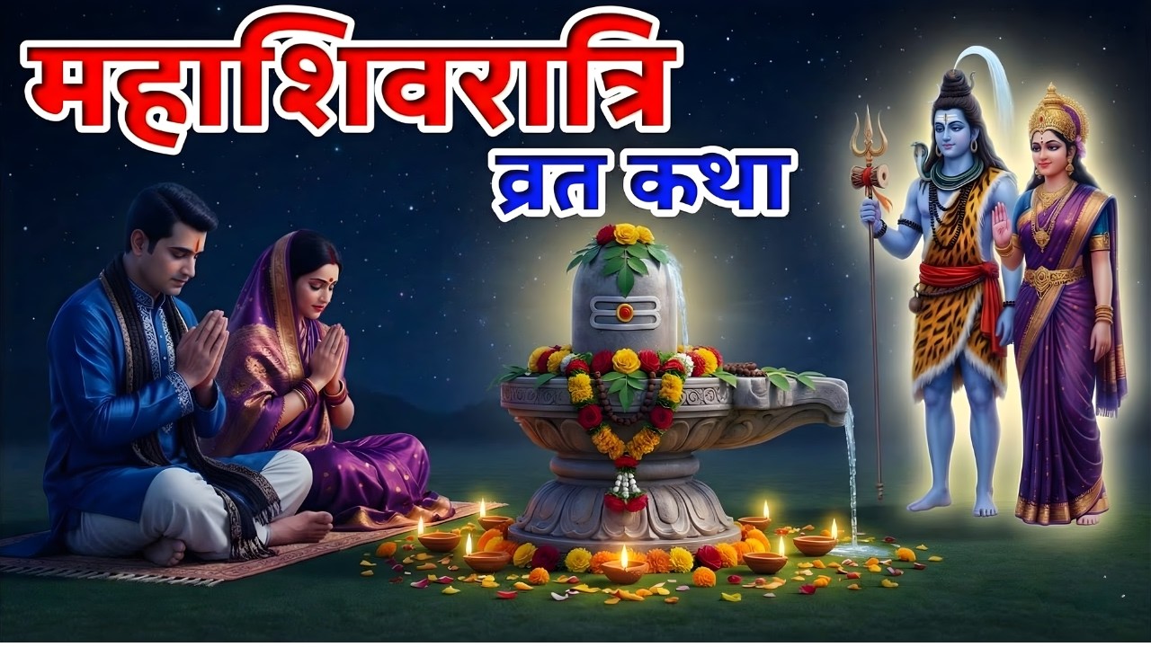 महाशिवरात्रि की व्रत कथा,सुनने मात्र से दुःख ओर ग़रीबी दूर होगी | Mahashivratri vrat katha 2026