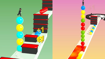 STACK RİDER 🎩⚪️🔵 Walkthrough Android, iOS Gameplay All Levels (Lvl 6-10)