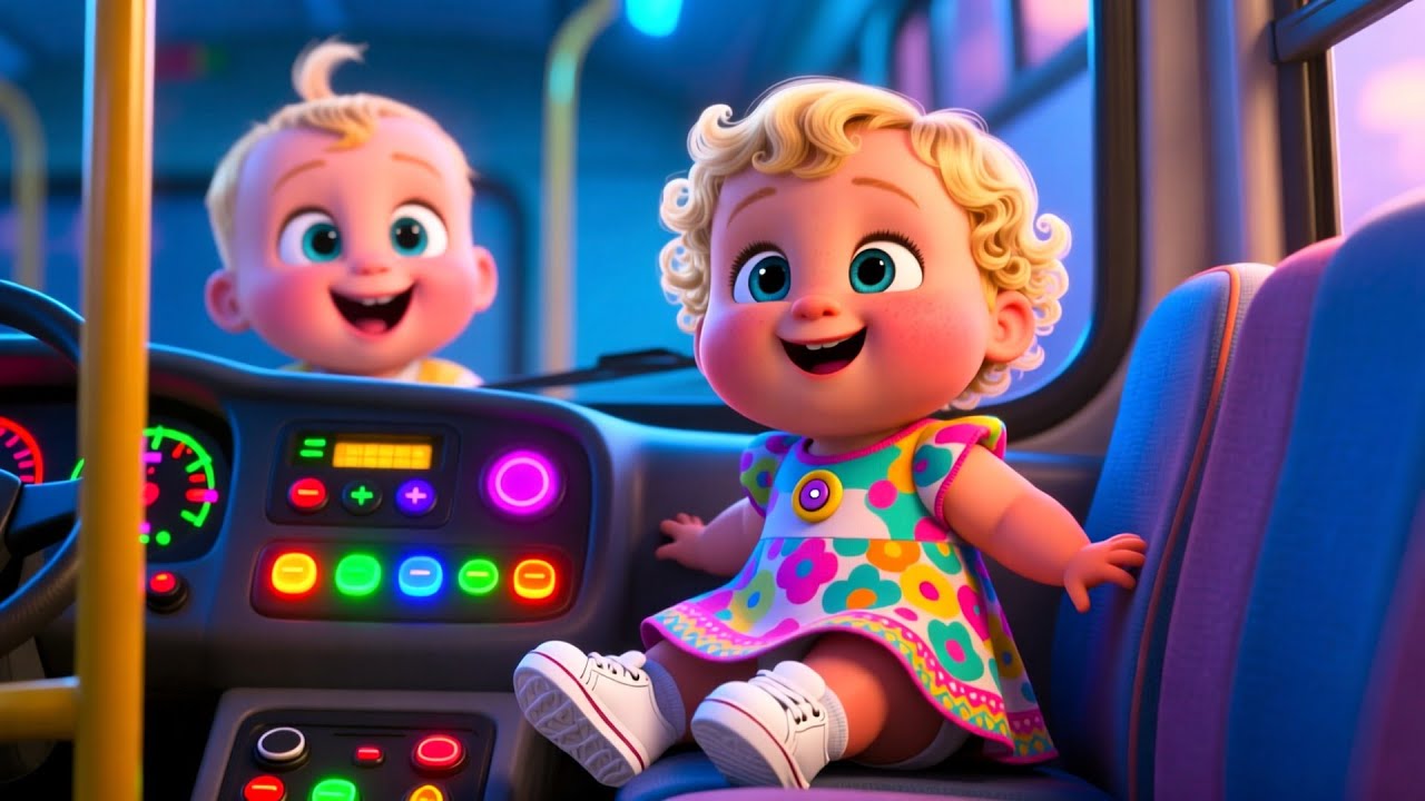 Beep Beep Bus Adventure 🚌🎶 Fun Counting and Learning Song for Kids Toddlers Preschool Play