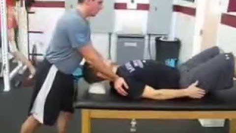 Supine Pec Minor Stretch