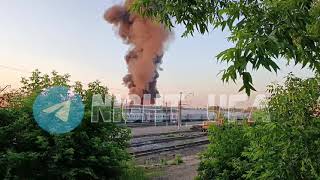 ❗Пожар в Уфе, рядом ЖД Вокзалом. 09.06.2023 г.